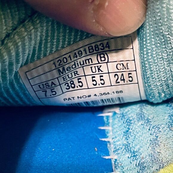 Excellent Brooks Ravenna 5 womens running shoes 7.5 US 38.5 EUR Medium Blue - Picture 6 of 9